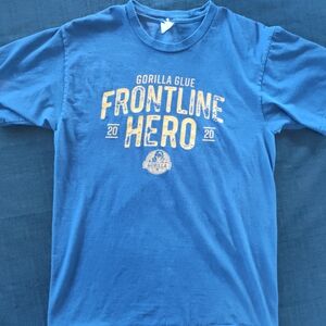 Men's gorilla glue 20/20 t-shirt size medium color Navy brand port and company